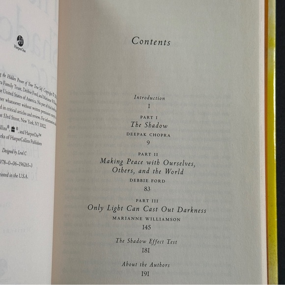 The Shadow Effect by Deepak Chopra & Debbie Ford | Self-Help | Hardcover Book - Picture 9 of 10